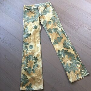 Y2K Roberto Cavalli low-rise print jeans